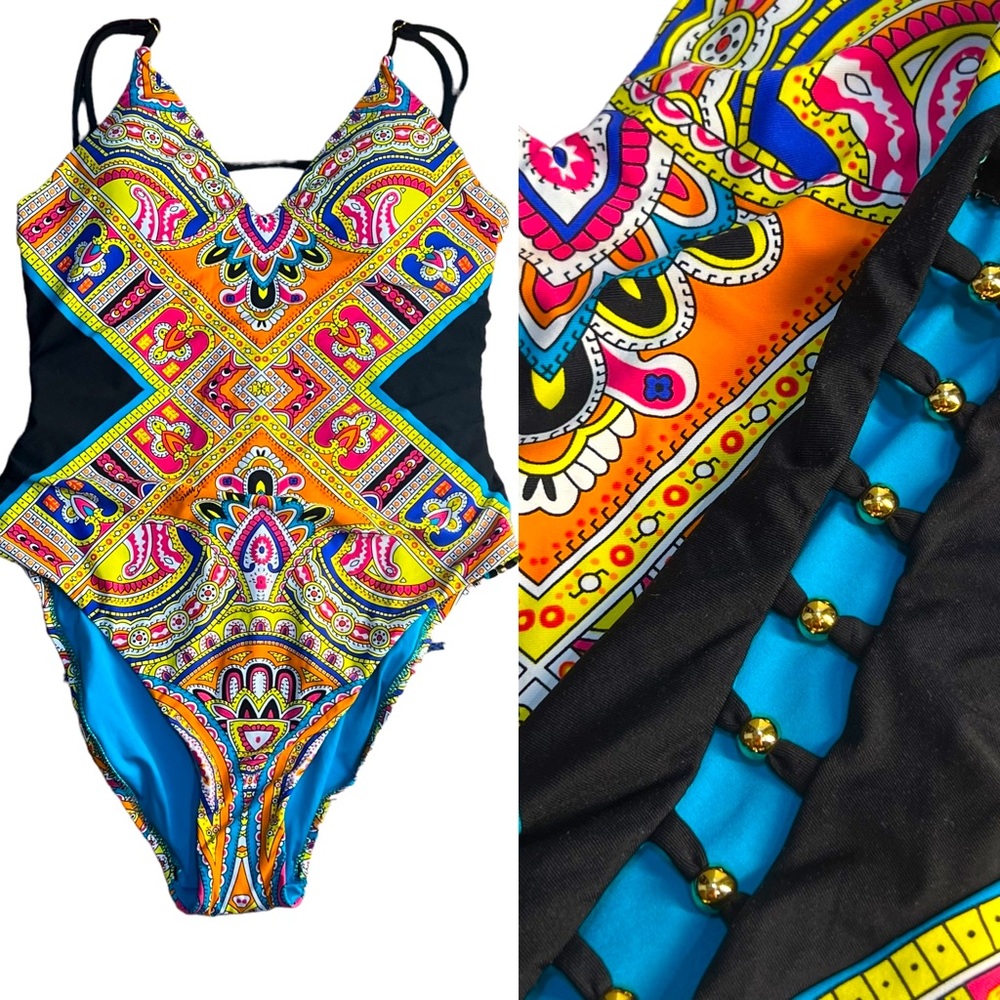 ⭐️NWT⭐️ TRINA TURK⭐️ Beautiful one piece swimsuit SZ 10 🏖️